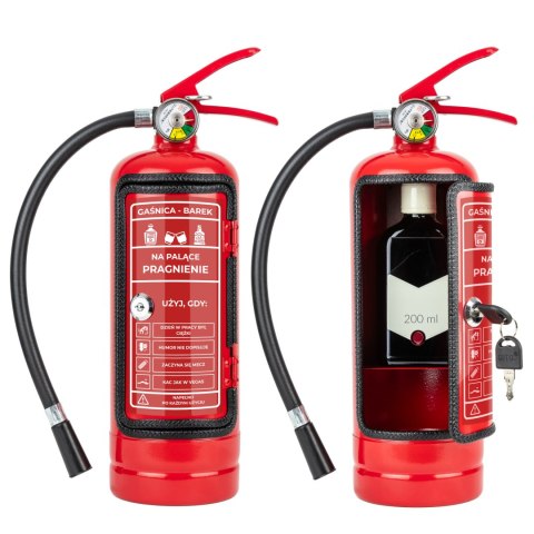 Gaśnica Mini Barek - Na palące pragnienie - prezent dla faceta, strażaka