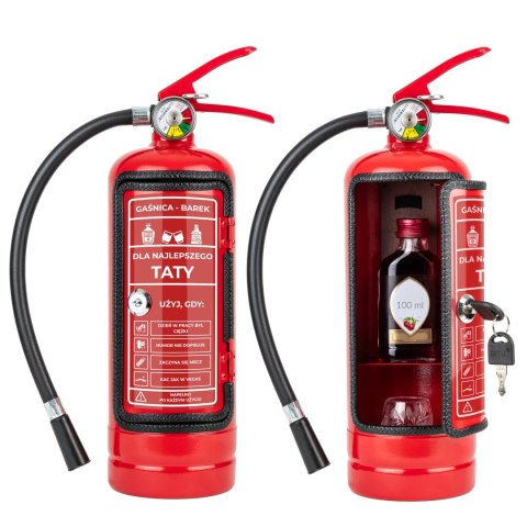 Gaśnica Mini Barek - Prezent dla Taty - schowek na alkohol - skrytka - sejf