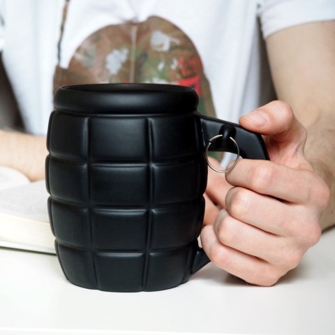 Gigantyczny Kubek Granat Czarny jak kufel do piwa