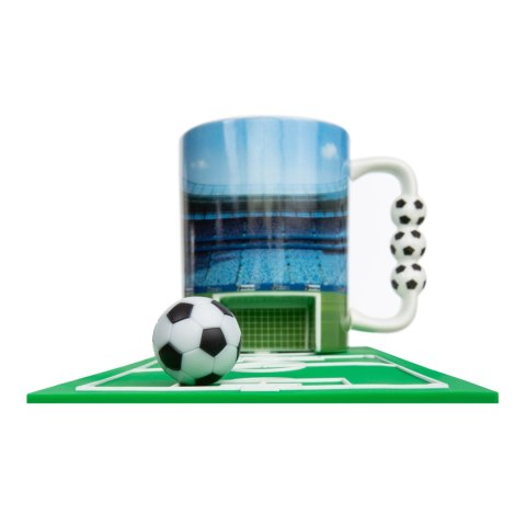 Kubek bramka Sprintigo - ceramiczny 300 ml, podkładka boisko, prezent