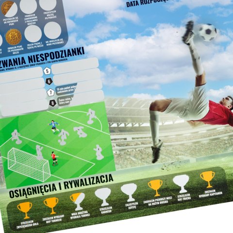 Plakat Zdrapka Piłkarza Sprintigo - prezent dla małego piłkarza, chłopca