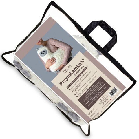 PrzytuLamka Grzejąca Lama Alpaka poduszka grzewcza