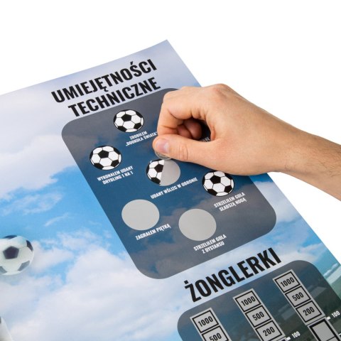 Zestaw Młodego Piłkarza - Mata Sprintigo ProMat 180x120 i Zdrapka Piłkarza