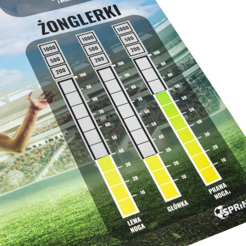 Zestaw Młodego Piłkarza - Mata Sprintigo ProMat 180x120 i Zdrapka Piłkarza