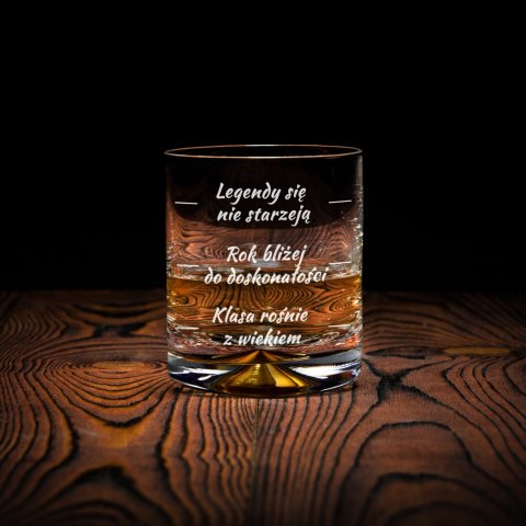 Urodzinowa szklanka do whisky - prezent na 30 urodziny - dla męża, brata